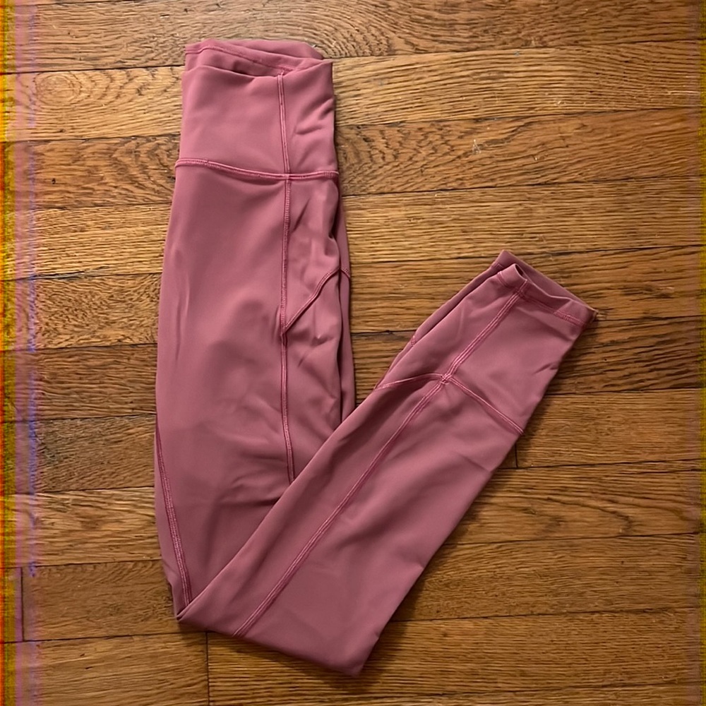 Lululemon Pink 7/8 Leggings Sz 2